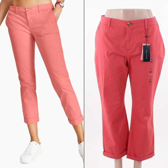 Tommy Hilfiger Rolled-Hem Straight-Leg Chino - Picture 1 of 5